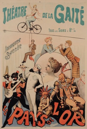 Original Vintage French Poster for Theatre de la Gaite